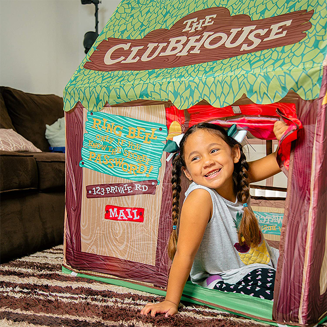 Green Portable Kids Play Tent Children Playhouse For Girls Boys Use For Indoor Outdoor,Toddler Toy House Small Clubhouse
