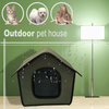 Wholesale Cat House for Outdoor Cats Shelter Waterproof Rainproof With Transparent Curtain