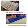 Rainbow Striped Garden Camping Windbreak 4 to 10 Pole Beach Sun Shade Holiday Stripe