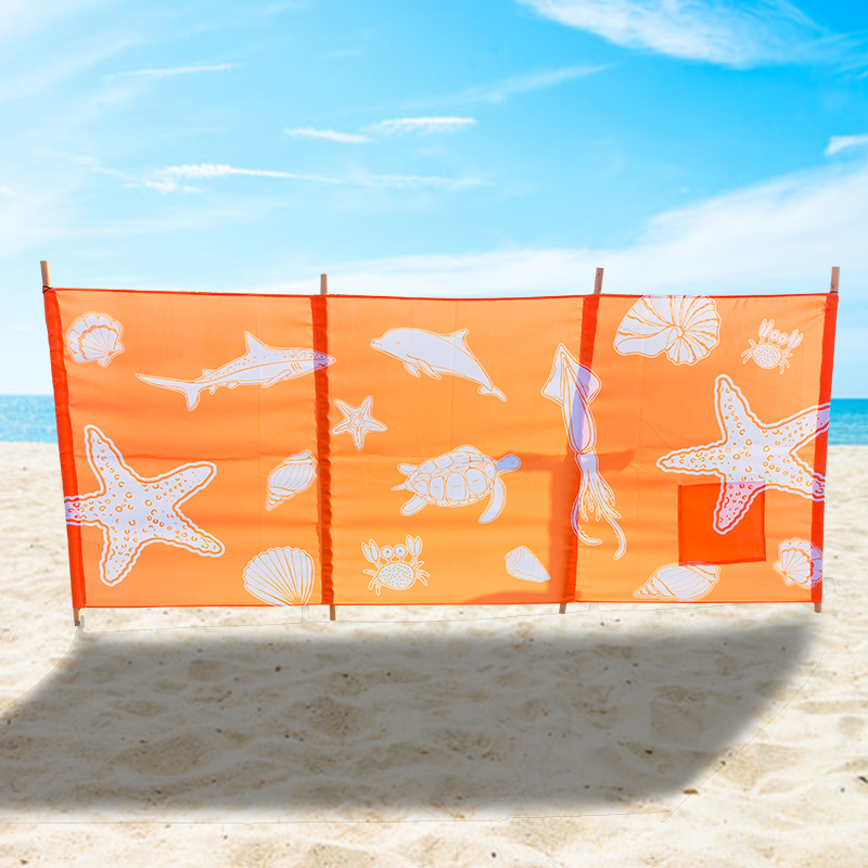 Ocean Theme Beach Windbraeker