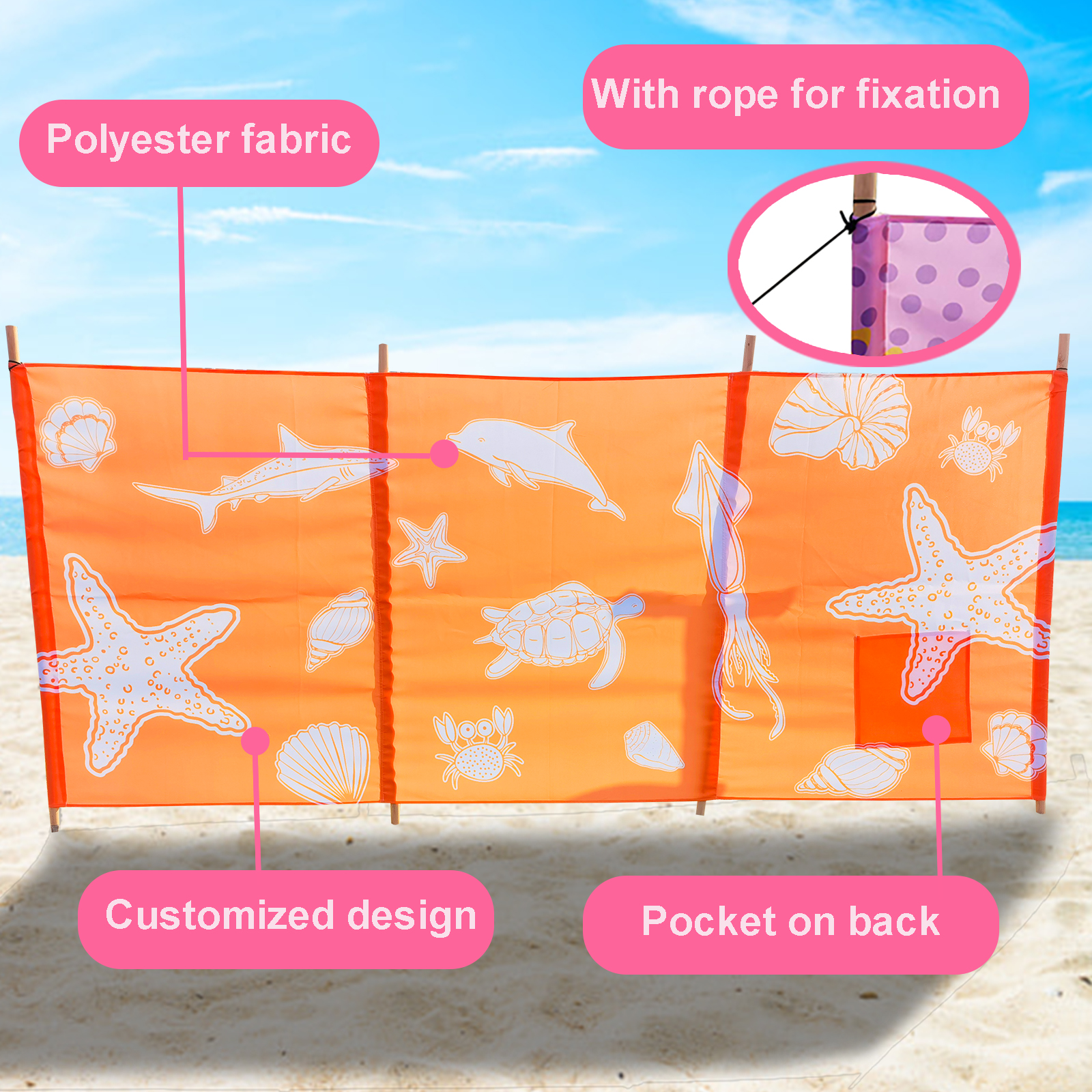 wholesale beach windscreen