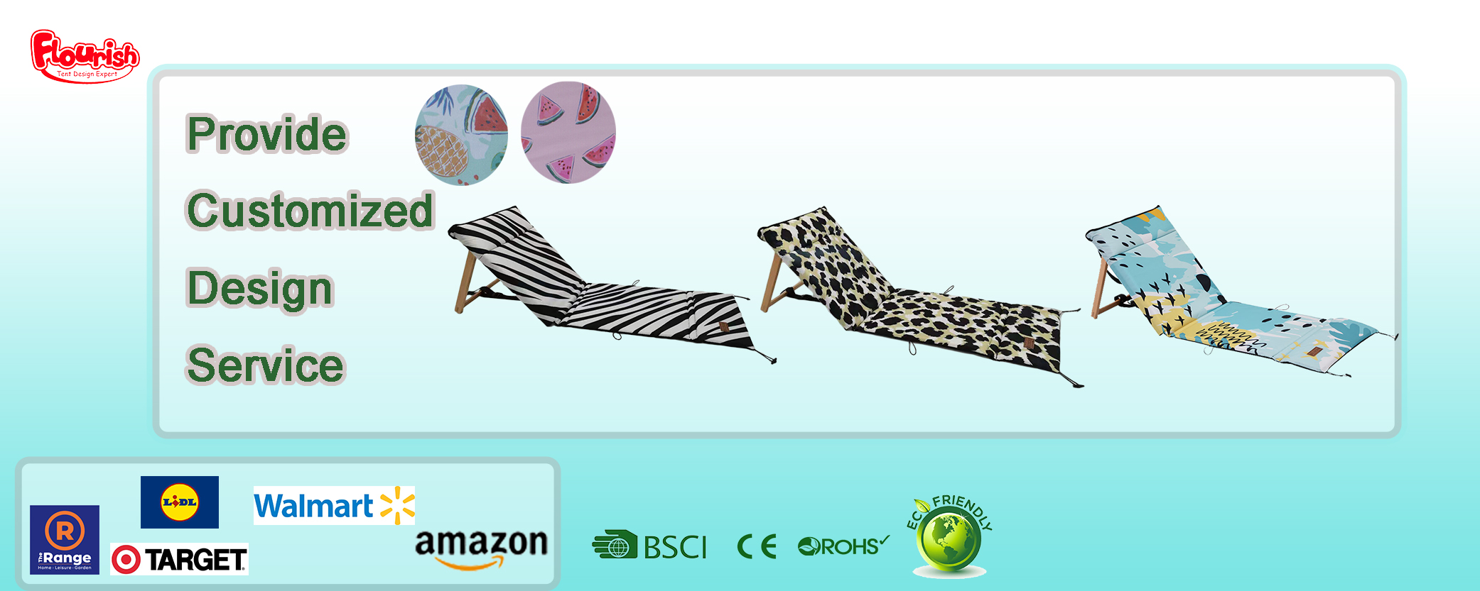 Wooden beach chair