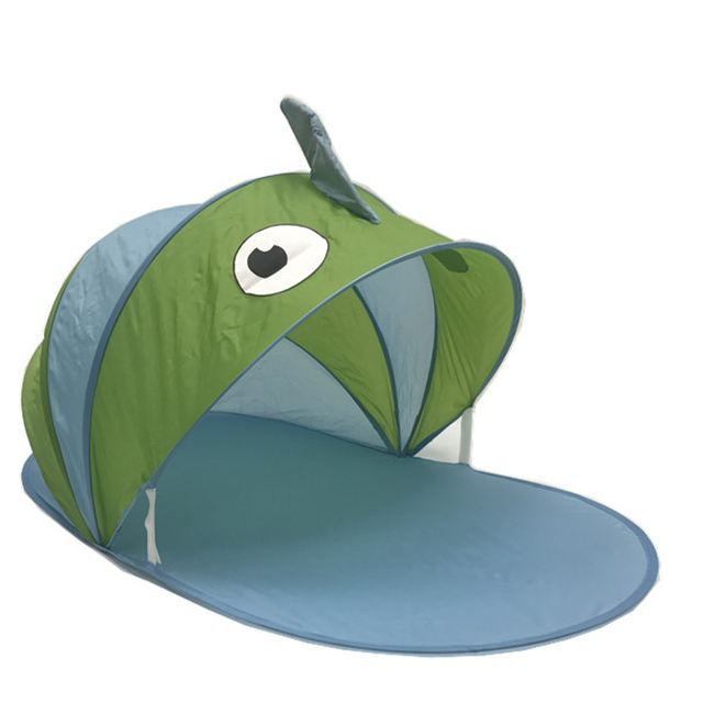 Fish Shape pop-up portable lightweight Outdoor Tent,Full-automatic Beach Camping Tent , Foldable Sun Shelter,Kids Play Tent