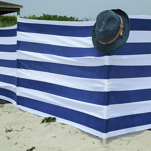 navy stripe windbreak