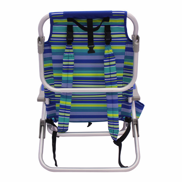 Top Selling High Quantity Multi-color Adjustable 5 Position Reclining Portable Backpack Aluminum Lightweight Beach Chair