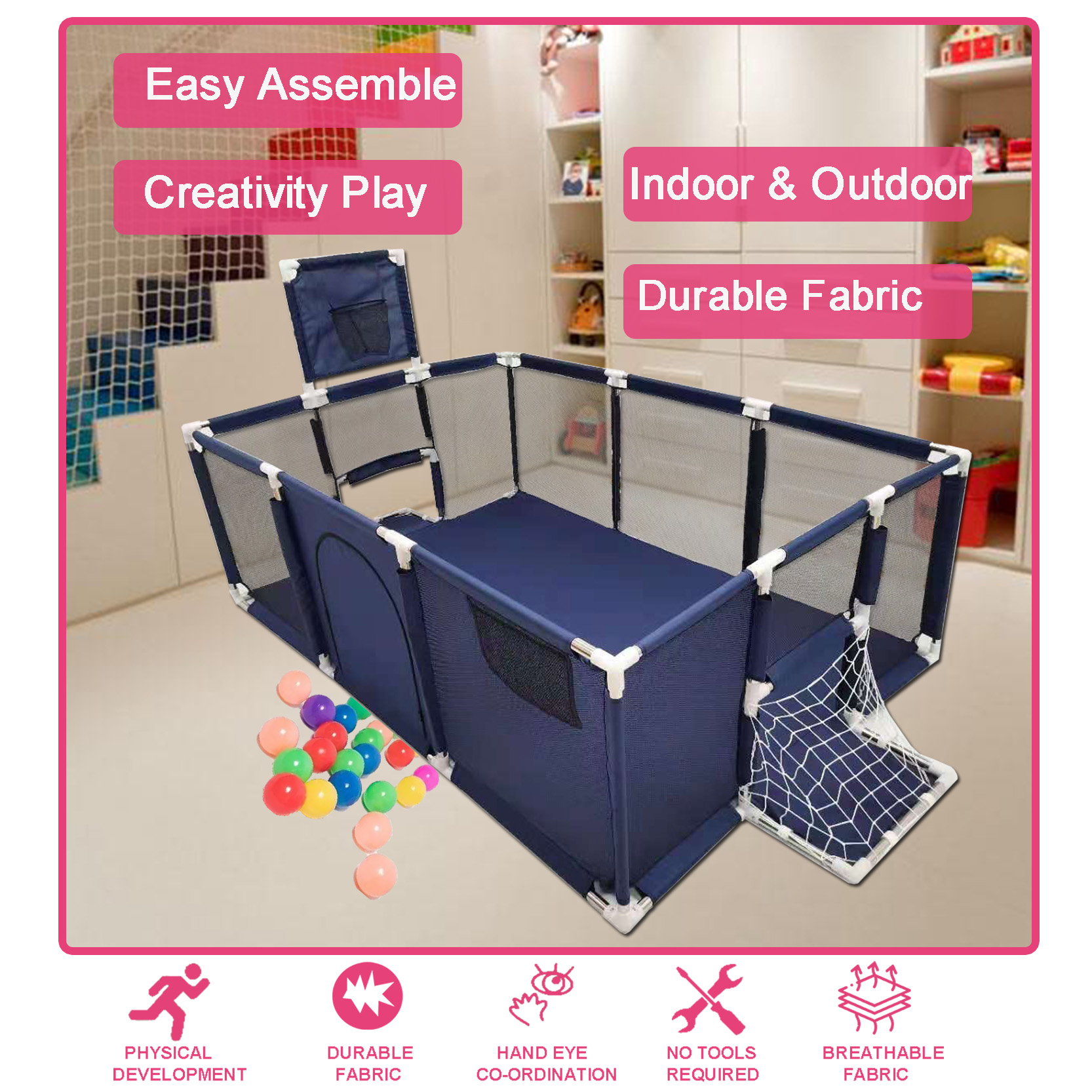 large kids playpen