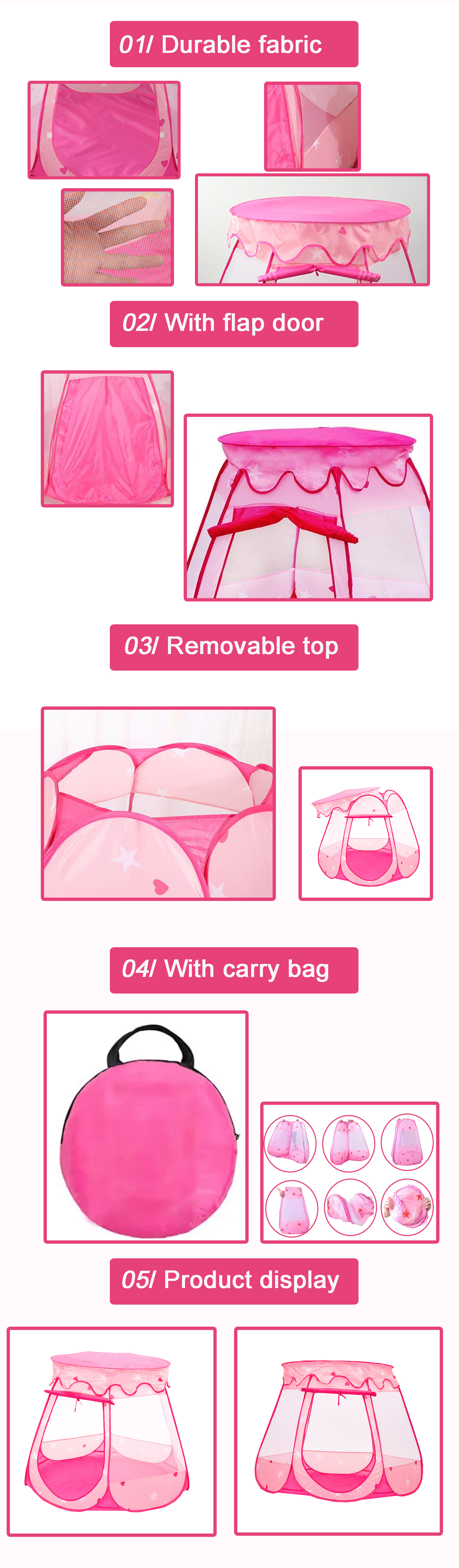 princess toy tent