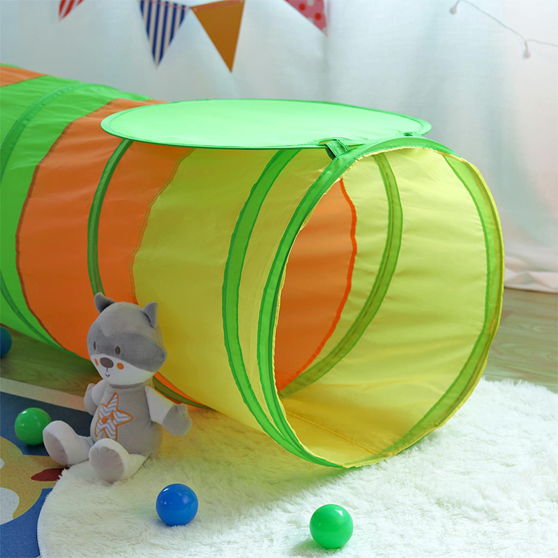 Dinosaur Play Tunnel Pop Up Indoor or Outdoor Garden Play Tent for Kids Childrens,Kids game house