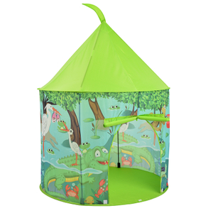 Jungle Kids Castle Tent With Portable Carry Bag Use Home Yard Easy Assemble