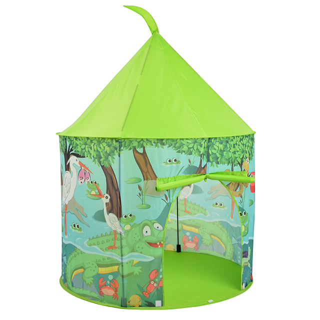 Jungle Kids Castle Tent With Portable Carry Bag Use Home Yard Easy Assemble