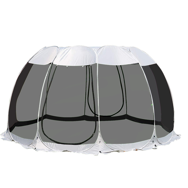 Big Pop Up Screen Tent Room 8 Panels Mesh Fabric For Backyards Parties Picnics Or Meetings