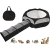  Portable Guinea Pig Playpen Pet Playpen with Double Zippered Connect Tunnel