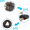 Portable S Shape Folding Design Dogs Pet Cat Play Tunnel With Hole