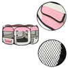 Large Pop Up Open Portable Pink Foldable Dog Playpen with Carrying Bag 