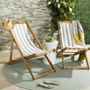 OEM Design Outdoor Furniture Sun Lounge Chairs Deck Chair Folding Wooden Beach Patio