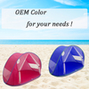 Blue Portable Pop Up Beach Tent With Mesh Window And Mesh Door
