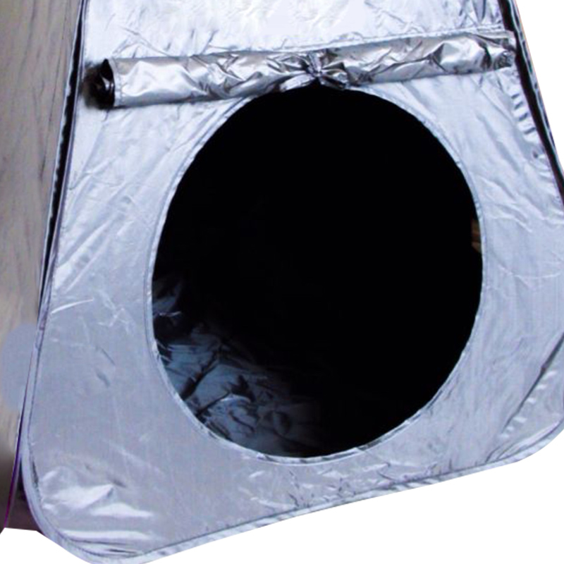 Silver Outside Child's Dark Den Square Pop Up Sensory Space For Autism kids