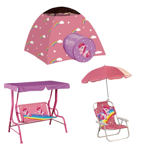Unicorn Theme Kids Outdoor Leisure Series Include Kids Play Tent Kids Chiar 