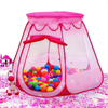 Kids Play Tent, Princess Castle Tent for Girls, Children Pop Up Foldable Play House Ball Pit ,Toddler Playhouse Indoor & Outdoor 