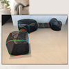 Set of 5 Outdoor Rainbow Cat Enclosures Pet Playground Kitty Small Animals Rabbit Guinea Pig Playpen Olive Hexagon Square Tent with Tunnel