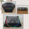 Set of 3 Outdoor Rainbow Cat Enclosures Pet Playground Kitty Small Animals Rabbit Guinea Pig Playpen Olive Hexagon Tent with Tunnel