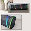 3 Pcs Outdoor Rainbow Cat Enclosures Pet Playground Kitty Small Animals Rabbit Guinea Pig Playpen Square Olive Tent with Tunnel