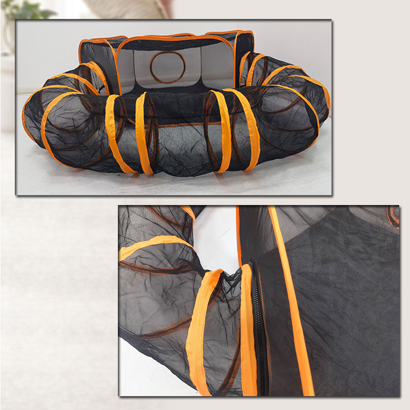 Small Animal Playpen Set Include Tent And Tunnel With Portable Carry Bag Use For Indoor Outdoor