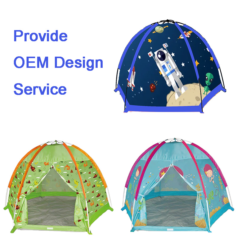 New Design Dinosaur Kids Dome Tent Use For Indoor Outdoor