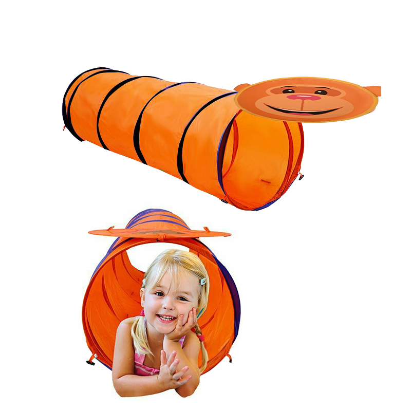 Monkey Design Kids Crawling Tunnel Play Tent