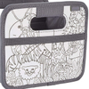 Jungle Theme Mini Foldable Storage Box, Kids DIY Drawn ,Handprint Colored For Girls Boys