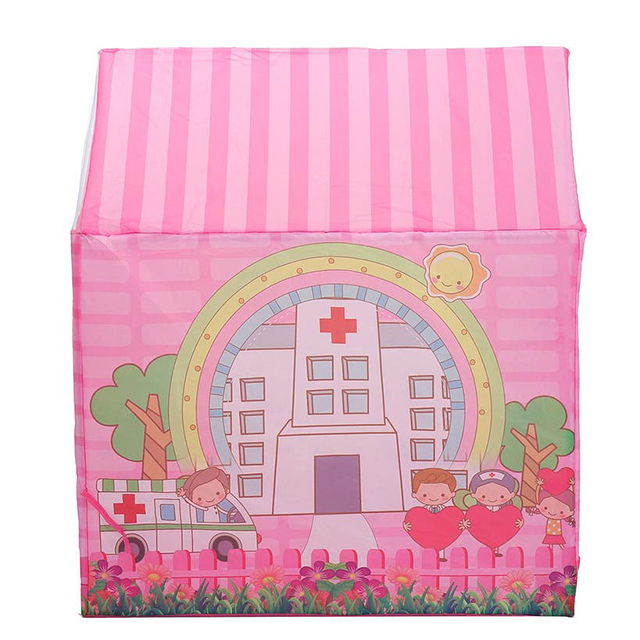Hospital Theme Portable Kids Play Tent Children Baby Game Playhouse Indoor Outdoor