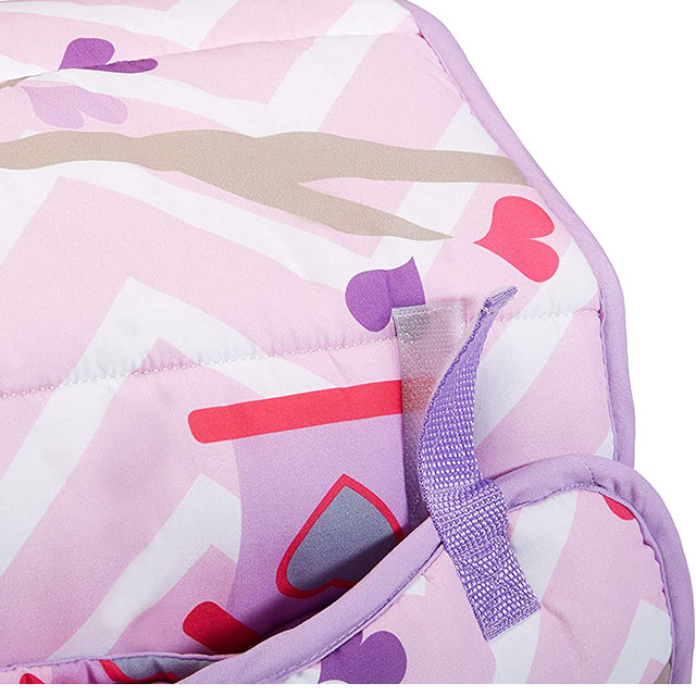 Pink Sweet Owls Sleeping Bag Magic Dreams, Carry Handle with Straps Closure, Travel Sleeping Bag For Ages 3-6 Years