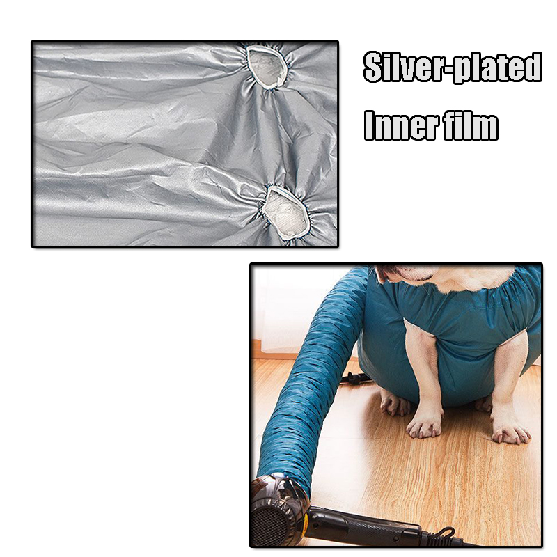 Pet Drying Coat Animal Hair Fast Drying Coat 360° Evenly Blow Dry Suitable for Dogs and Cats After Bath