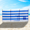 Blue Striped Beach Windbreak Wholesale Privacy Wind Screen Beach Windshield