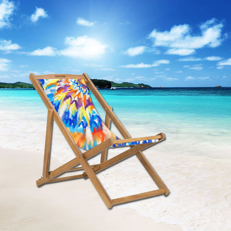 Wooden sling chair 