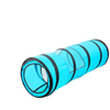 Blue Color 2 in 1 Cat Toys Cat Tunnel and Cat Cube Pop Up Collapsible Indoor Outdoor Toys