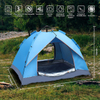 Light Weight Easy Setup Pop Up Blue Camping Tents for 4 Person ,Water Resistance,Windproof