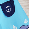 Blue unique design pirate ship kids teepee play tent ,easy set up and foldable playhouse for indoor outdoor