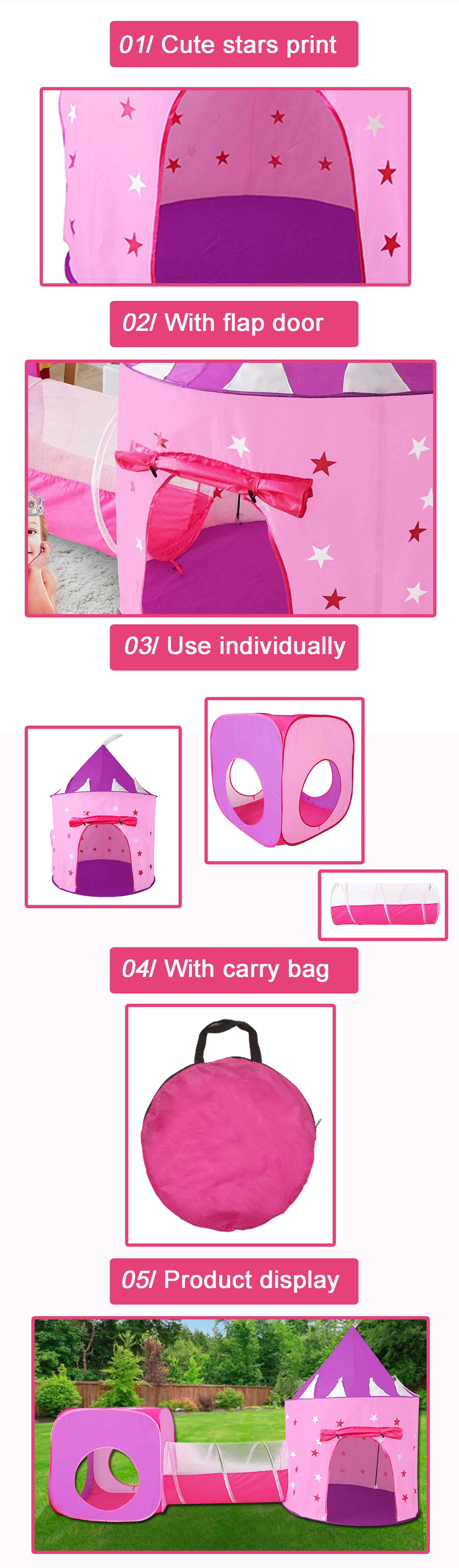 kids castle tent