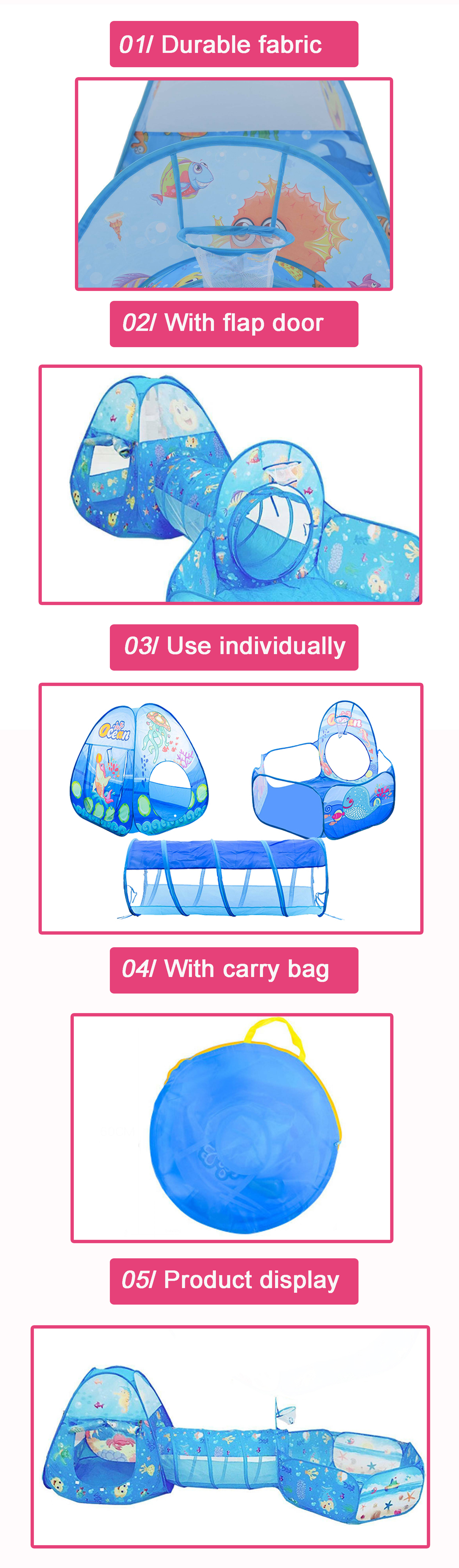 ocean kids play tent