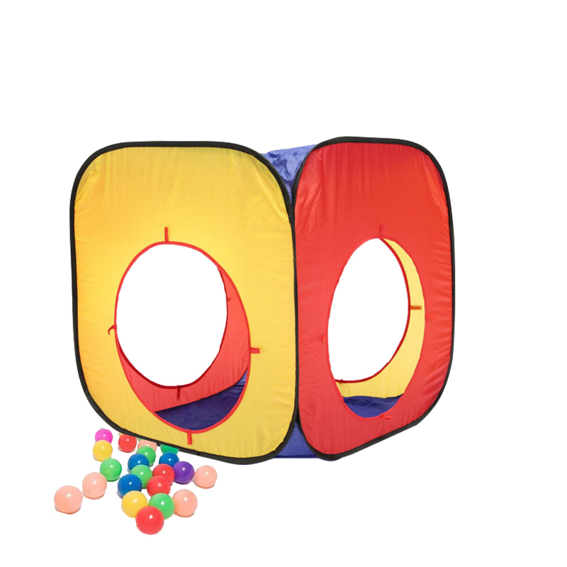 Multicolor 3 In 1 Foldable Play Tent Tunnel Ball Pit for Children Kids Baby Toddlers Pets Outdoor Indoor Playhouse set