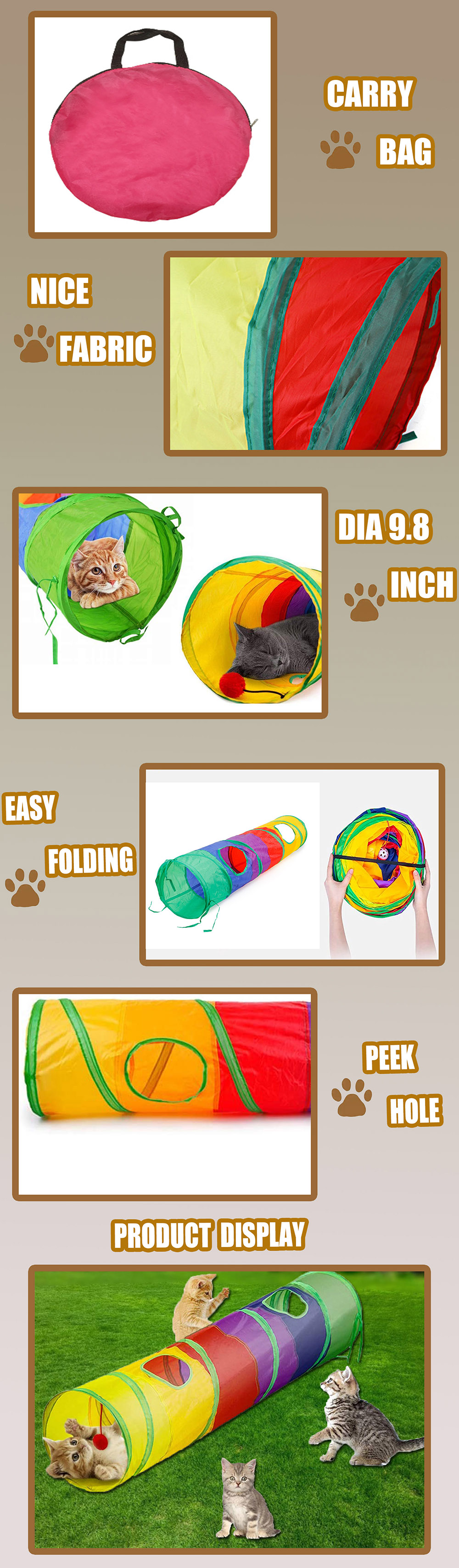 cat tunnel tent
