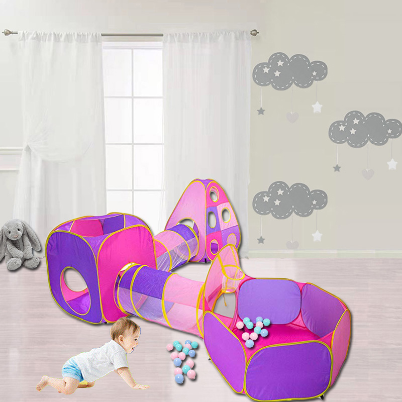 Kids tent and tunnel set