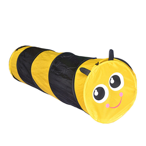Bee Design Easy Folding Pop Up Tent Use For Outdoor Indoor Game Crawling Tunnel Crawl Tube