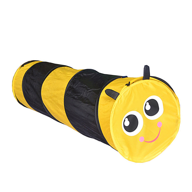 Bee Design Easy Folding Pop Up Tent Use For Outdoor Indoor Game Crawling Tunnel Crawl Tube