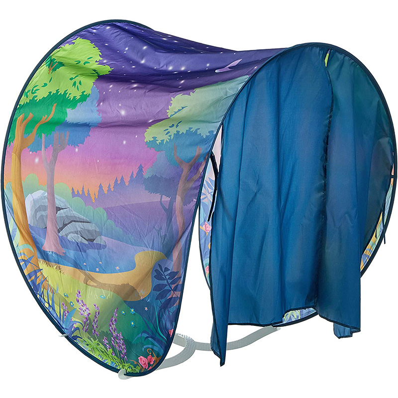 Forest Theme Portable Foldable Pop Up Kids Bed Tent